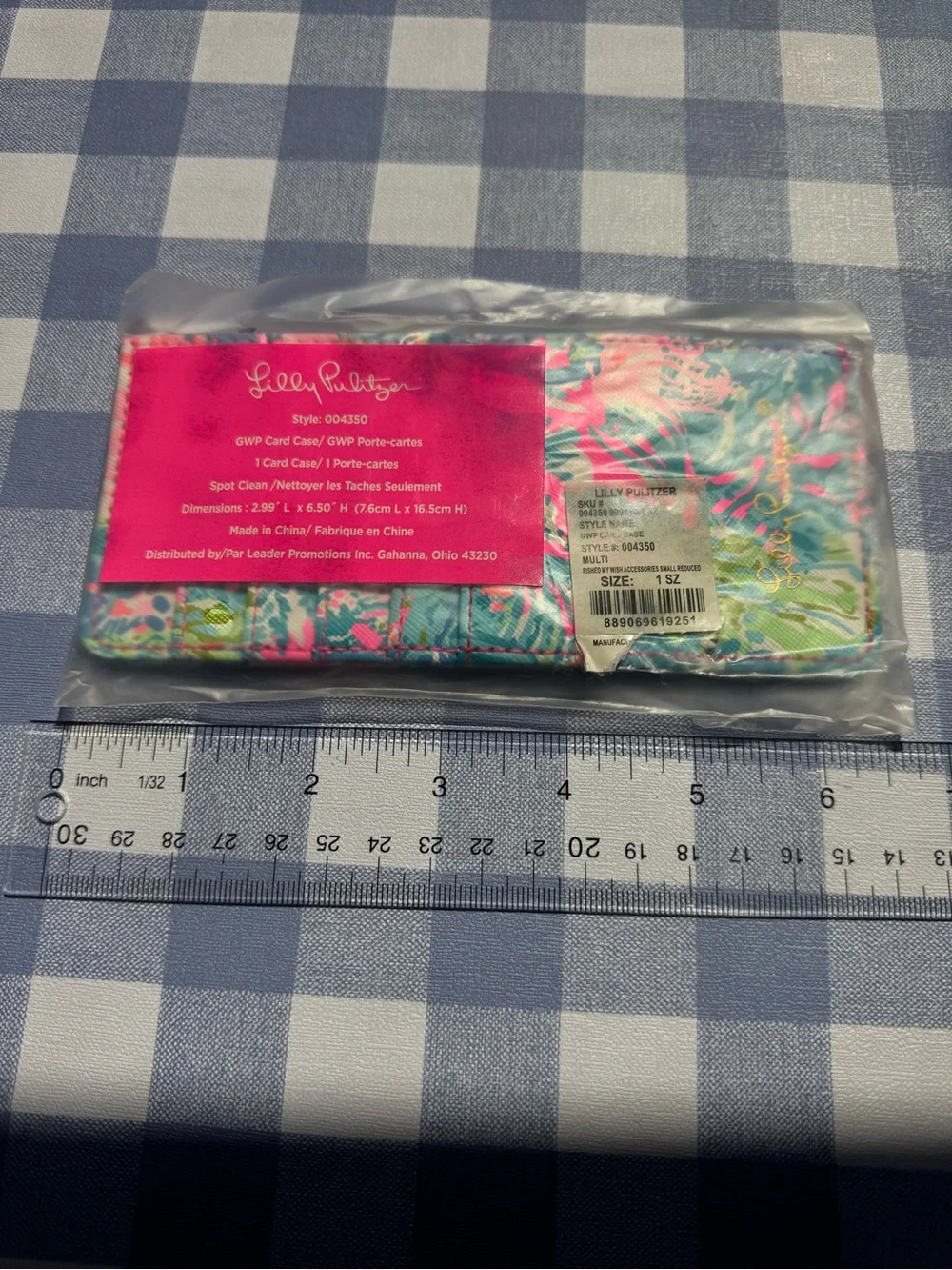Lilly Pulitzer Card Holder- tropical Print